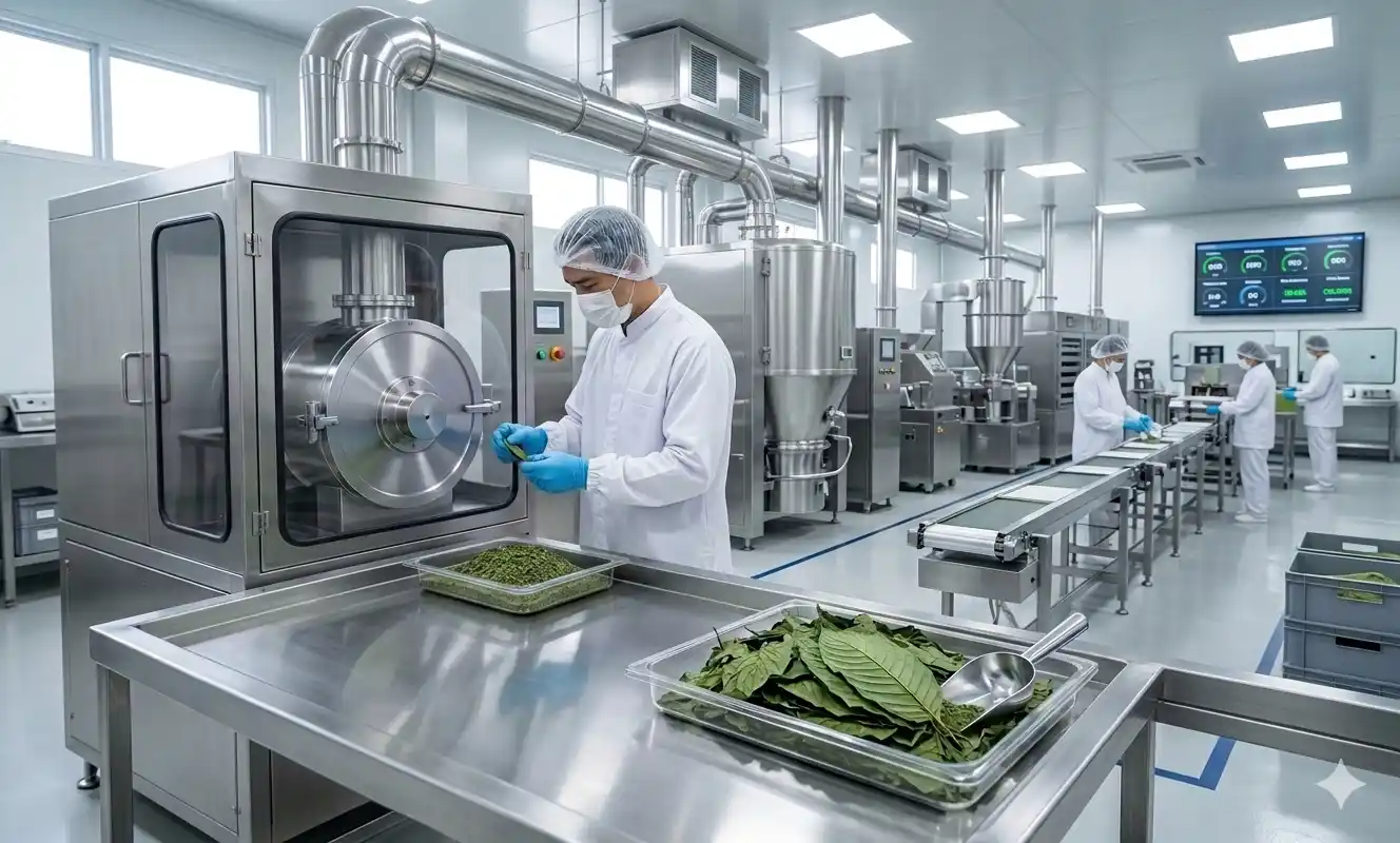 Processing Extract Kratom