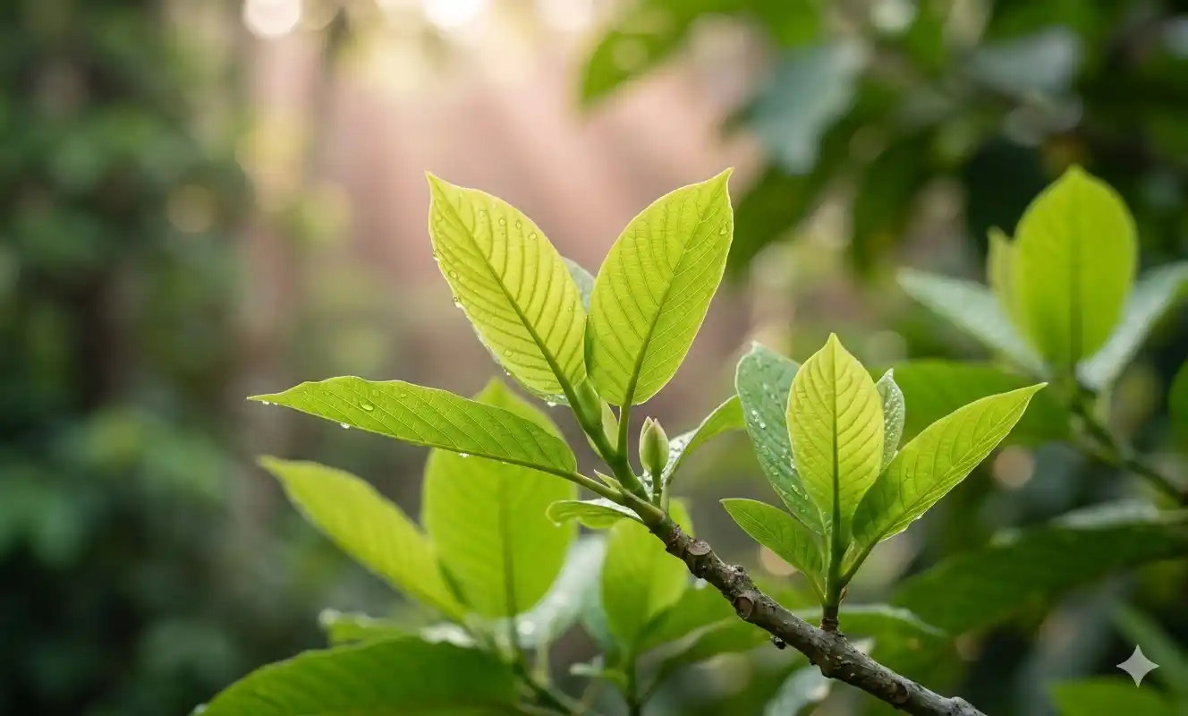 Young Kratom Leaves